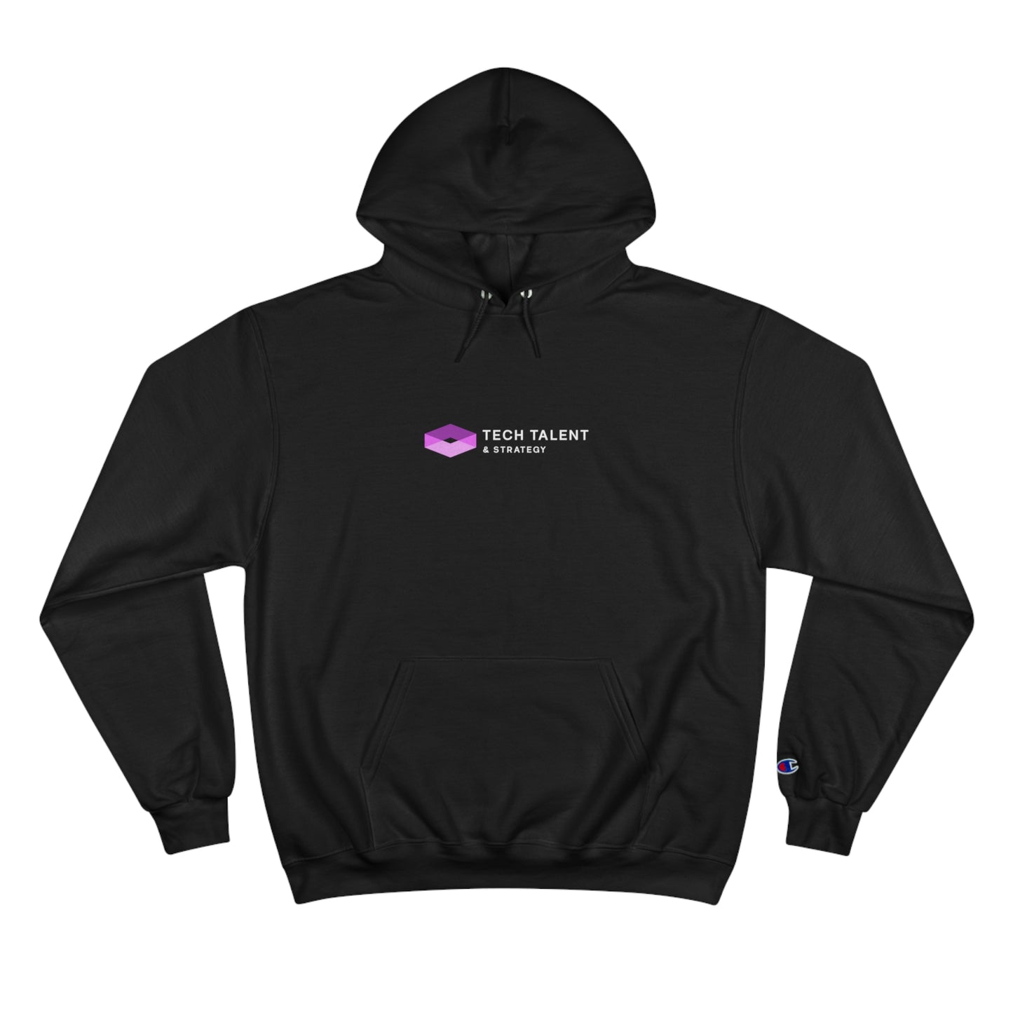 Purple Logo Champion Hoodie