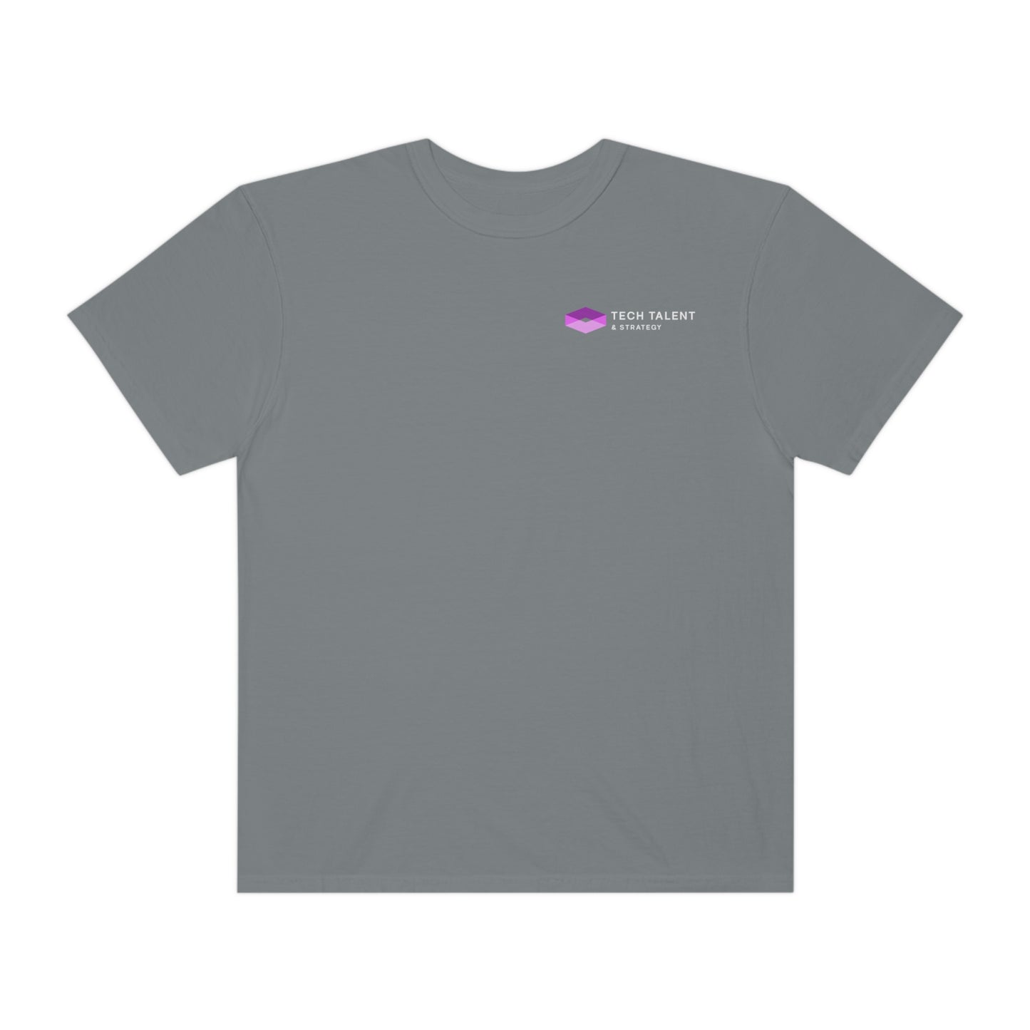 Unisex Purple Logo Garment-Dyed T-shirt