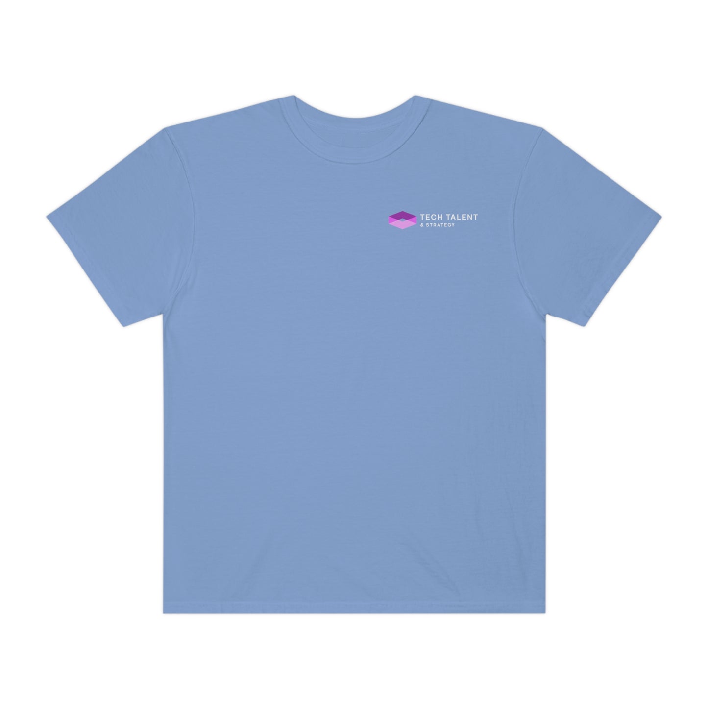 Unisex Purple Logo Garment-Dyed T-shirt