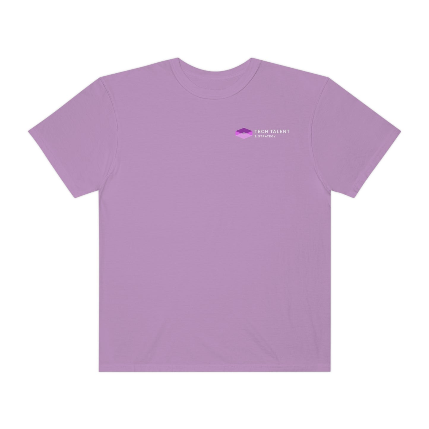 Unisex Purple Logo Garment-Dyed T-shirt