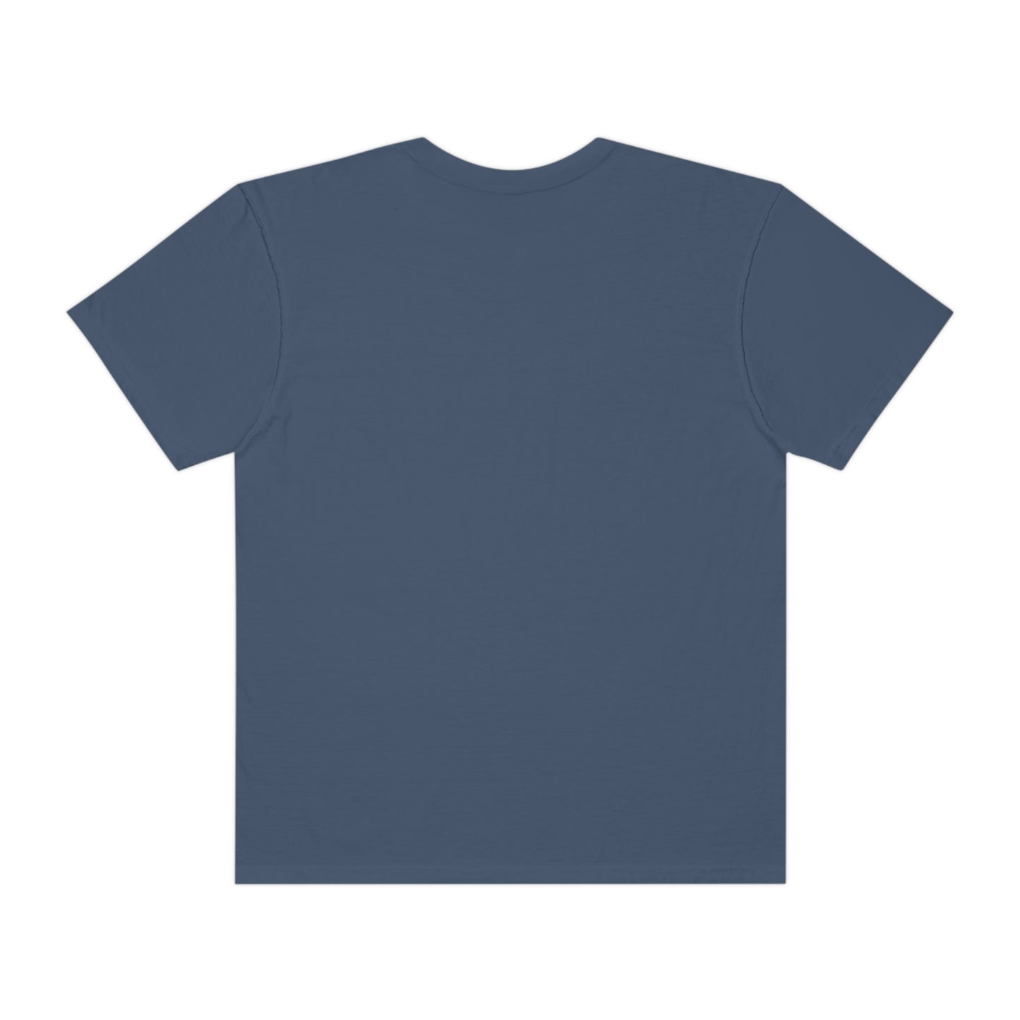 Unisex Blue Logo Garment-Dyed T-shirt