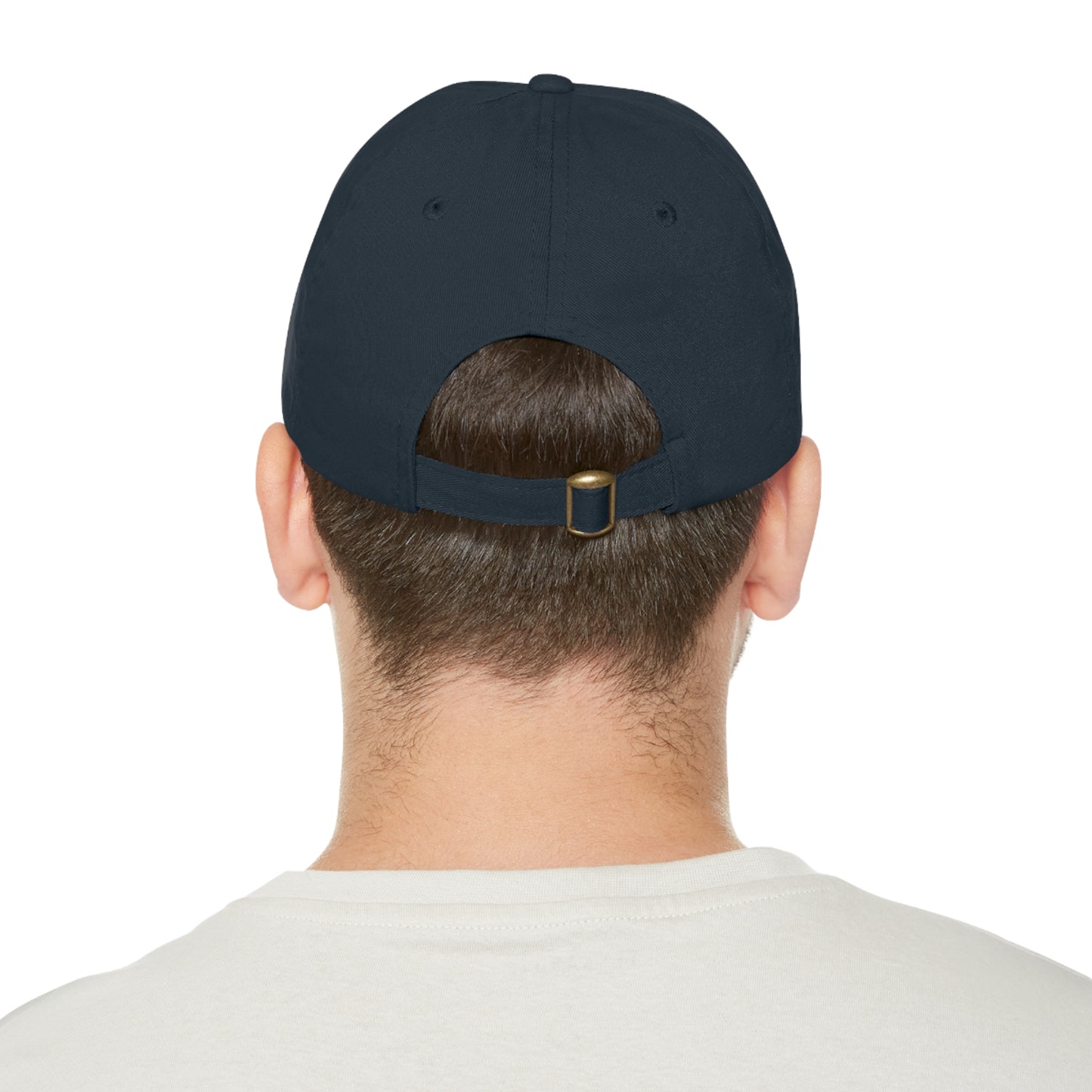 Leather Patch Logo Dad Hat