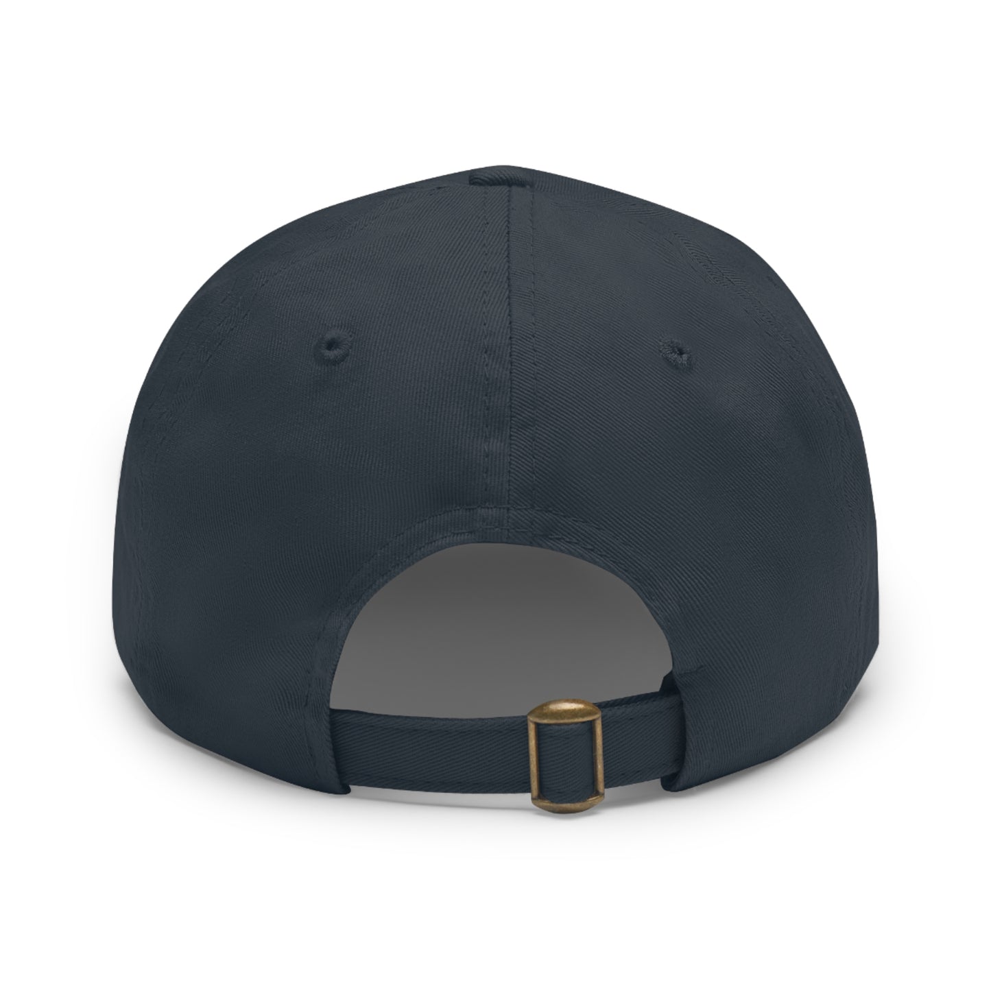 Leather Patch Logo Dad Hat