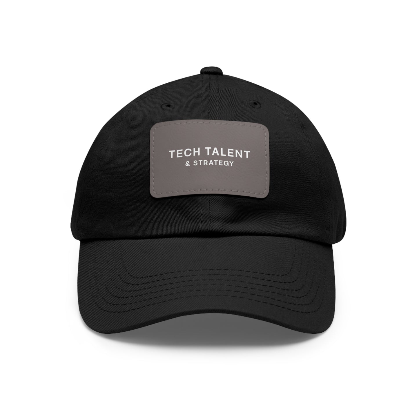 Leather Patch Logo Dad Hat