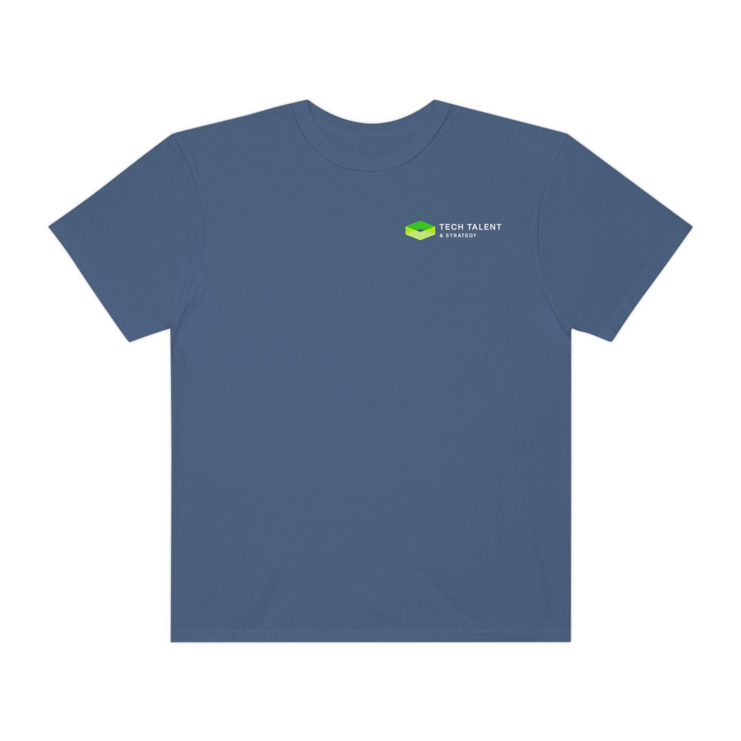 Unisex Green Logo Garment-Dyed T-shirt