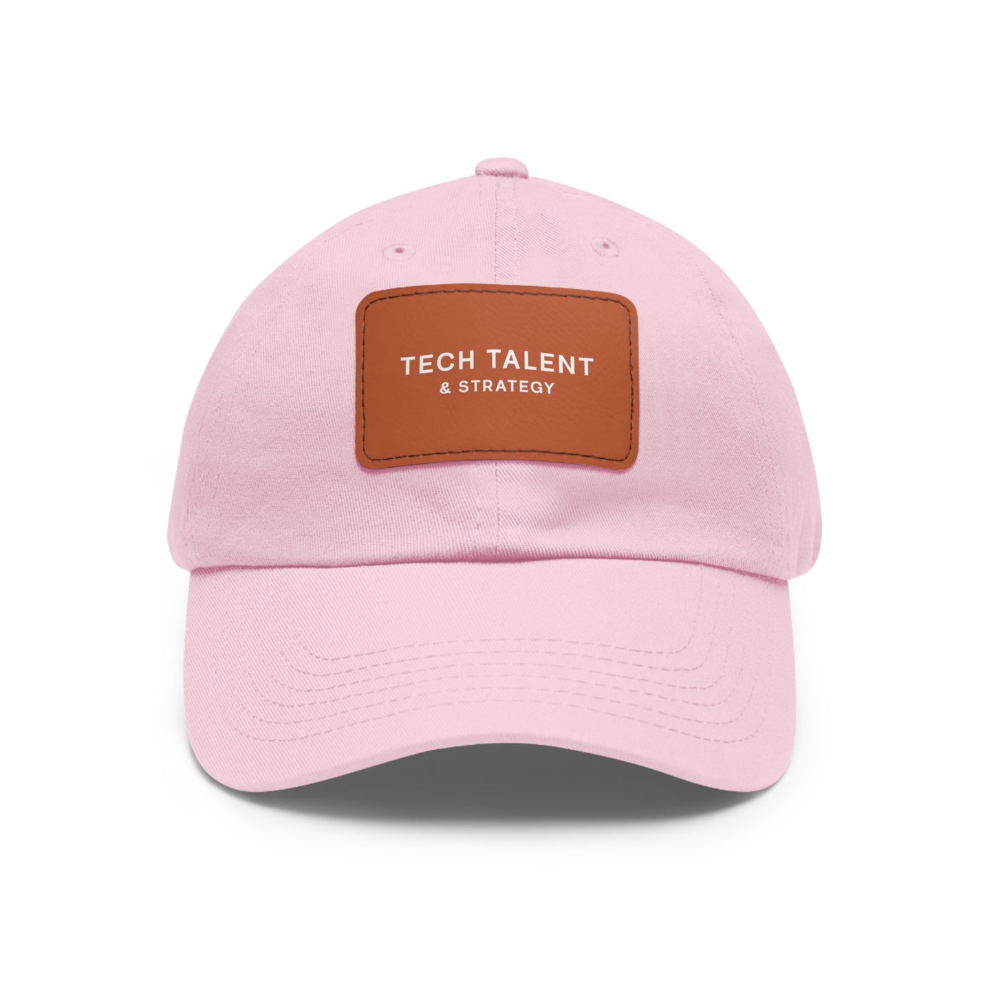 Leather Patch Logo Dad Hat