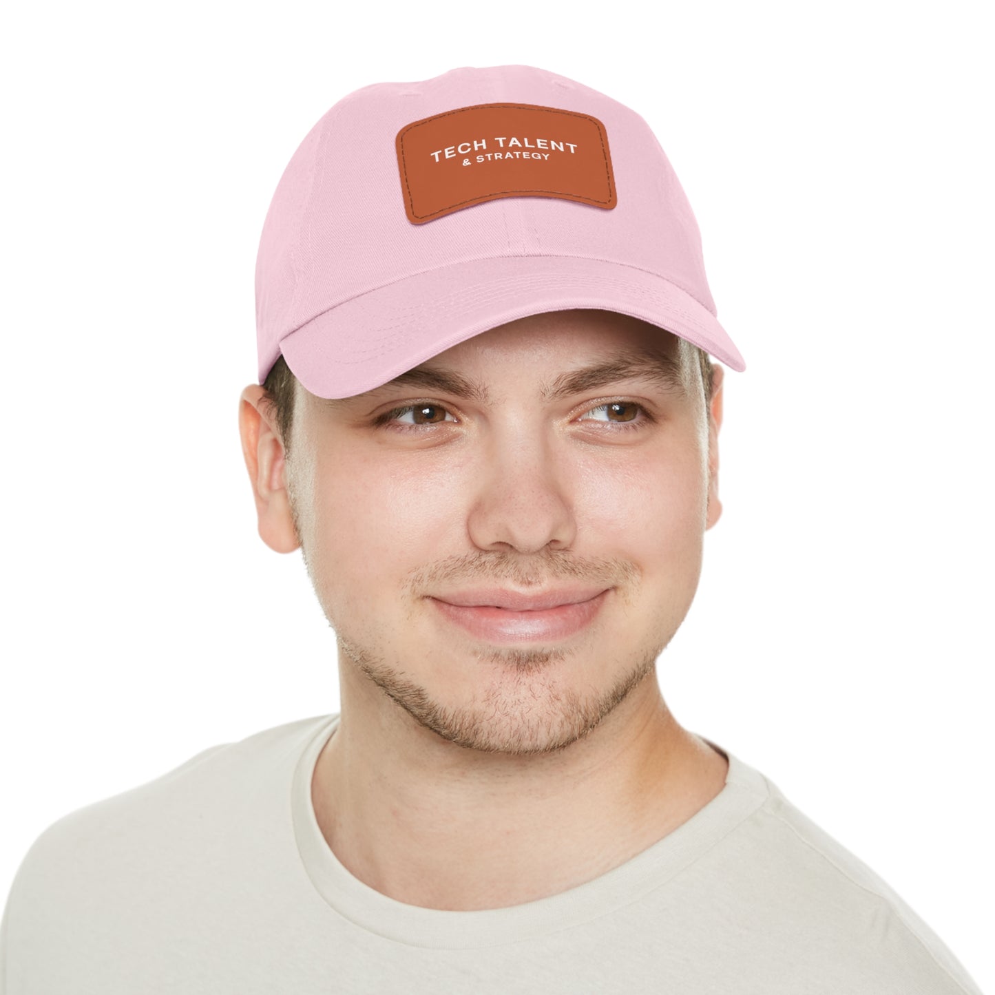 Leather Patch Logo Dad Hat