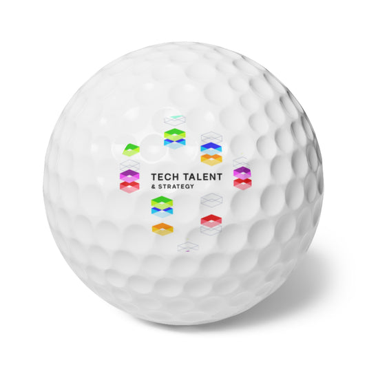 TTS Logo Golf Balls, 6pcs