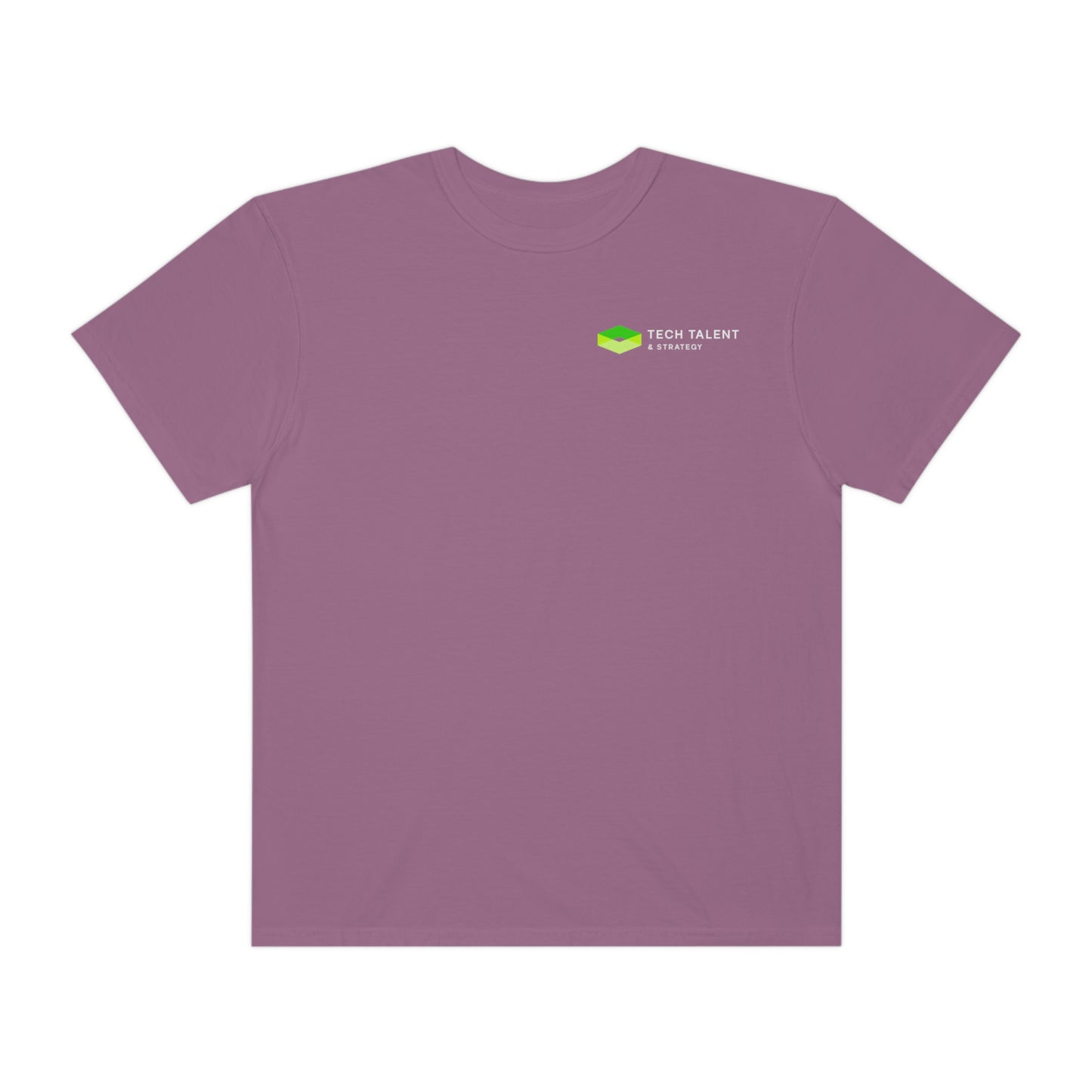 Unisex Green Logo Garment-Dyed T-shirt