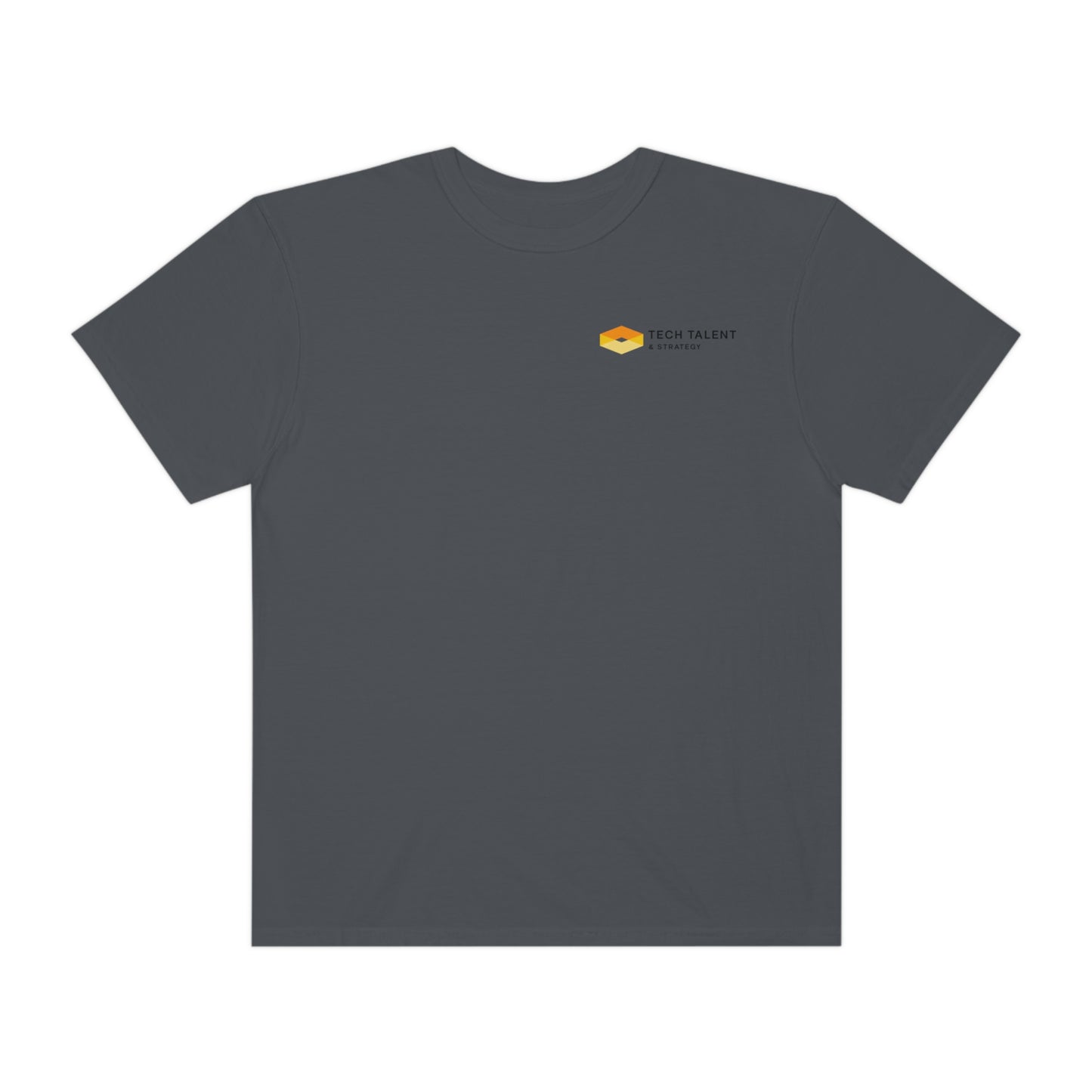 Unisex Orange Logo Garment-Dyed T-shirt