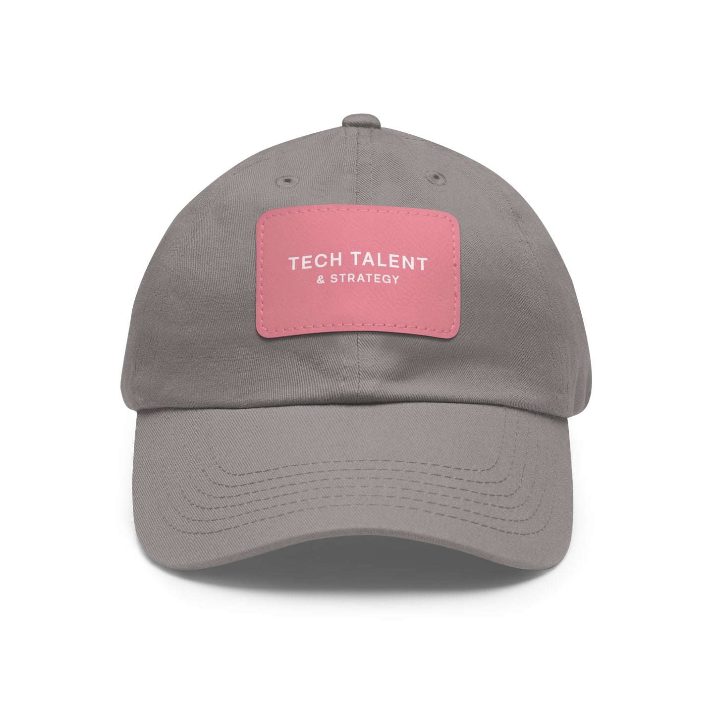 Leather Patch Logo Dad Hat