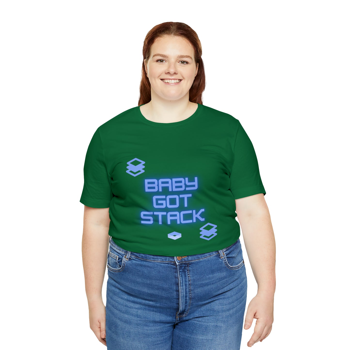 Adult Baby Got Stack Short Sleeve Tee