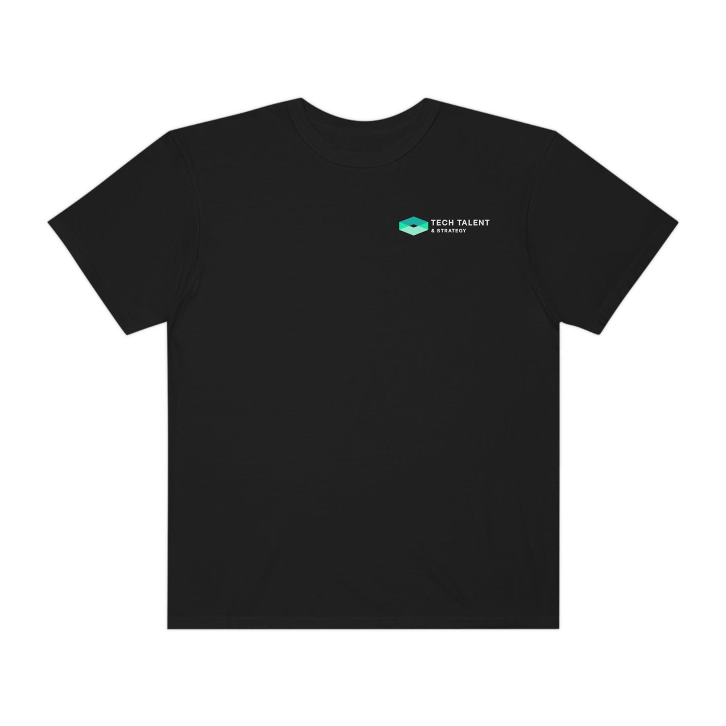 Unisex Teal Logo Garment-Dyed T-shirt
