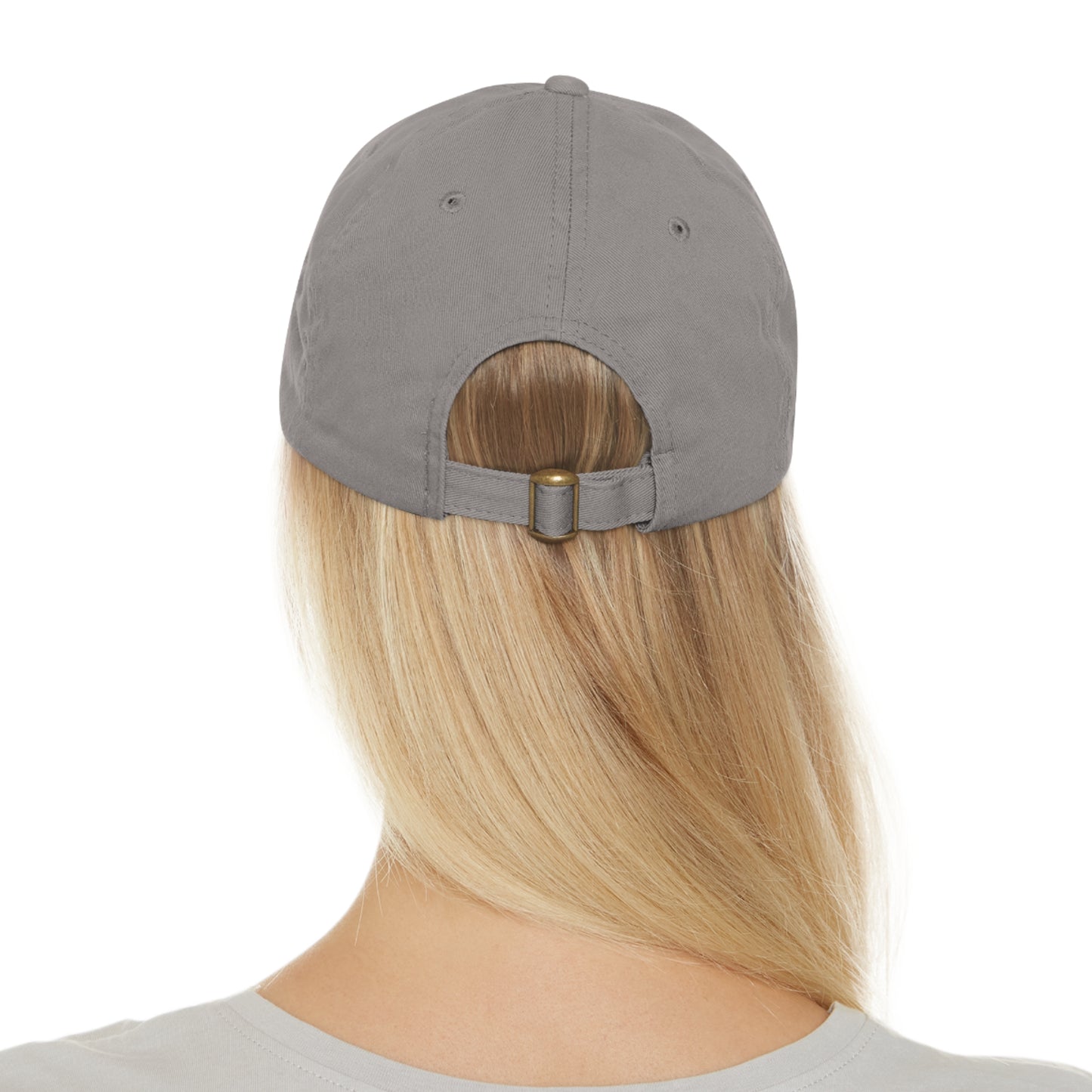 Leather Patch Logo Dad Hat