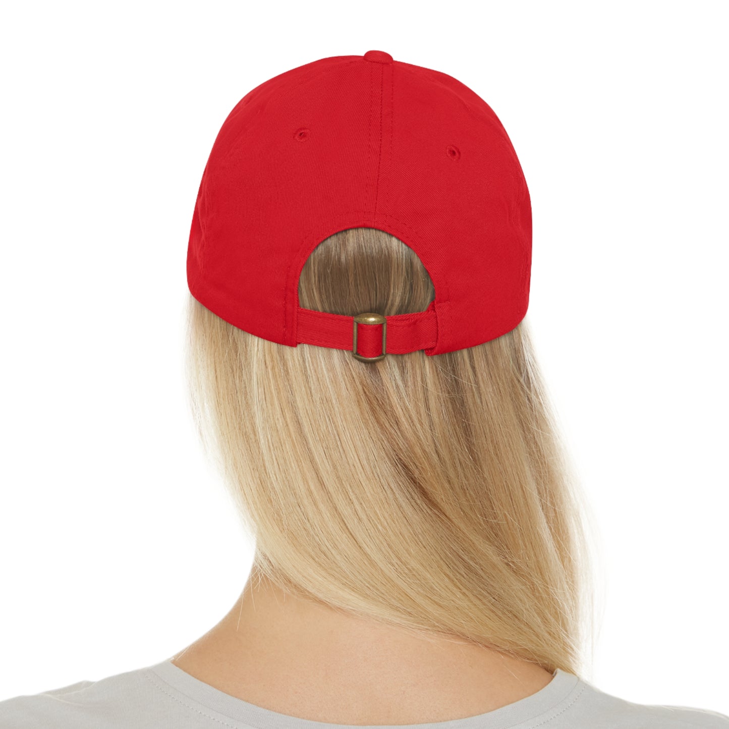 Leather Patch Logo Dad Hat