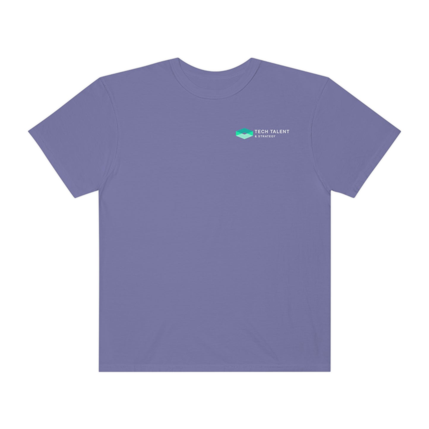 Unisex Teal Logo Garment-Dyed T-shirt