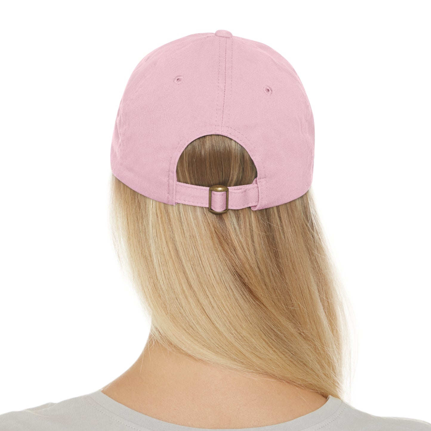 Leather Patch Logo Dad Hat