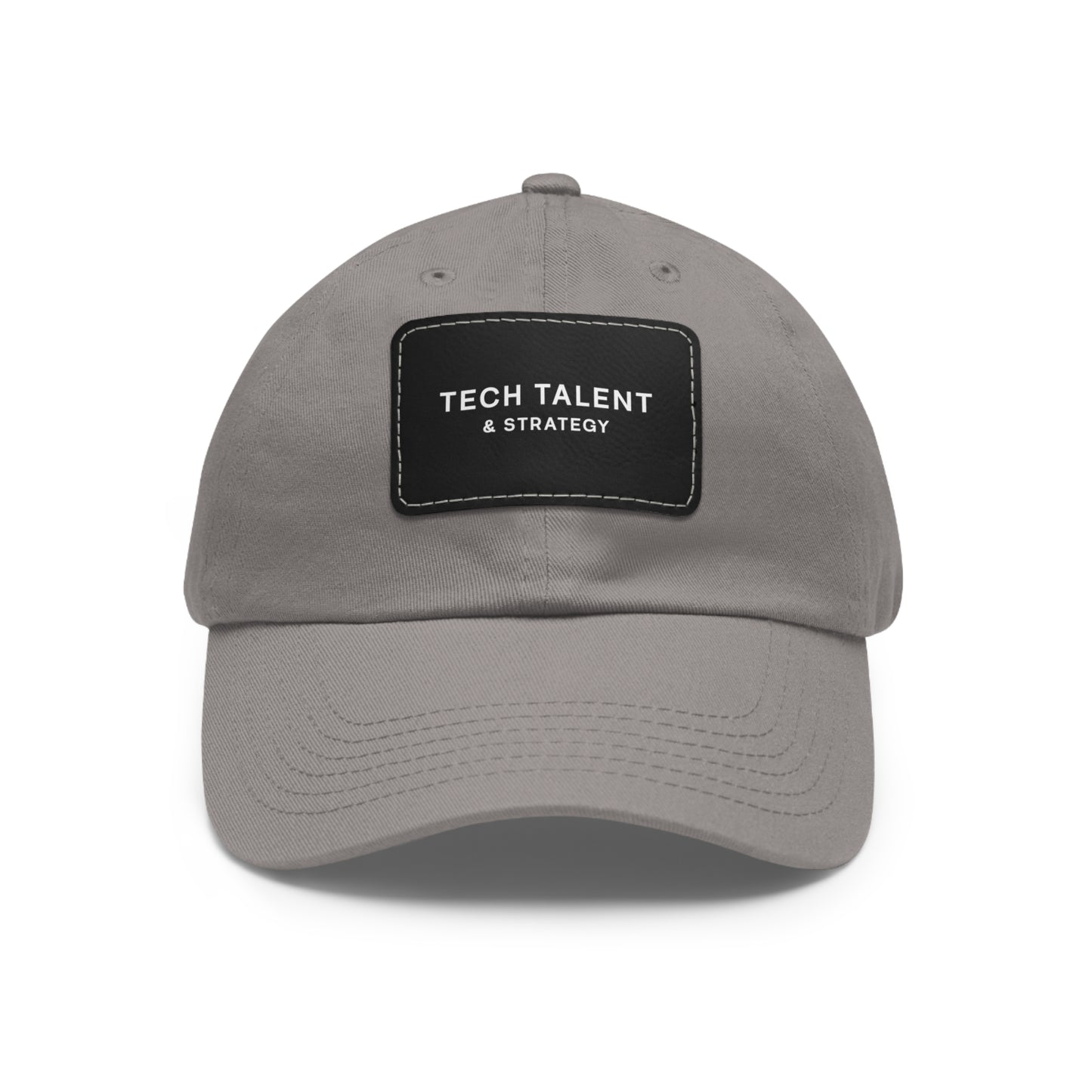 Leather Patch Logo Dad Hat