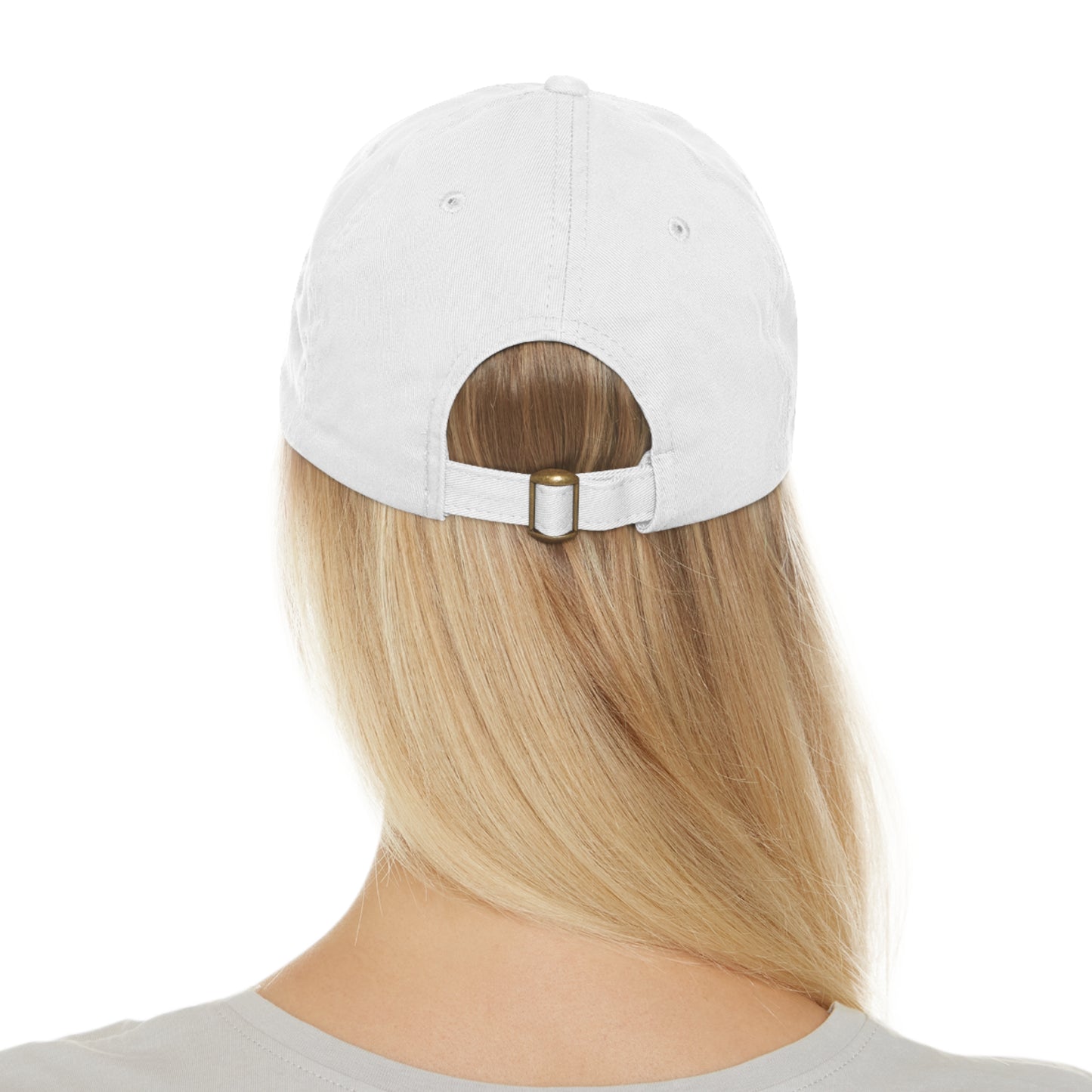 Leather Patch Logo Dad Hat