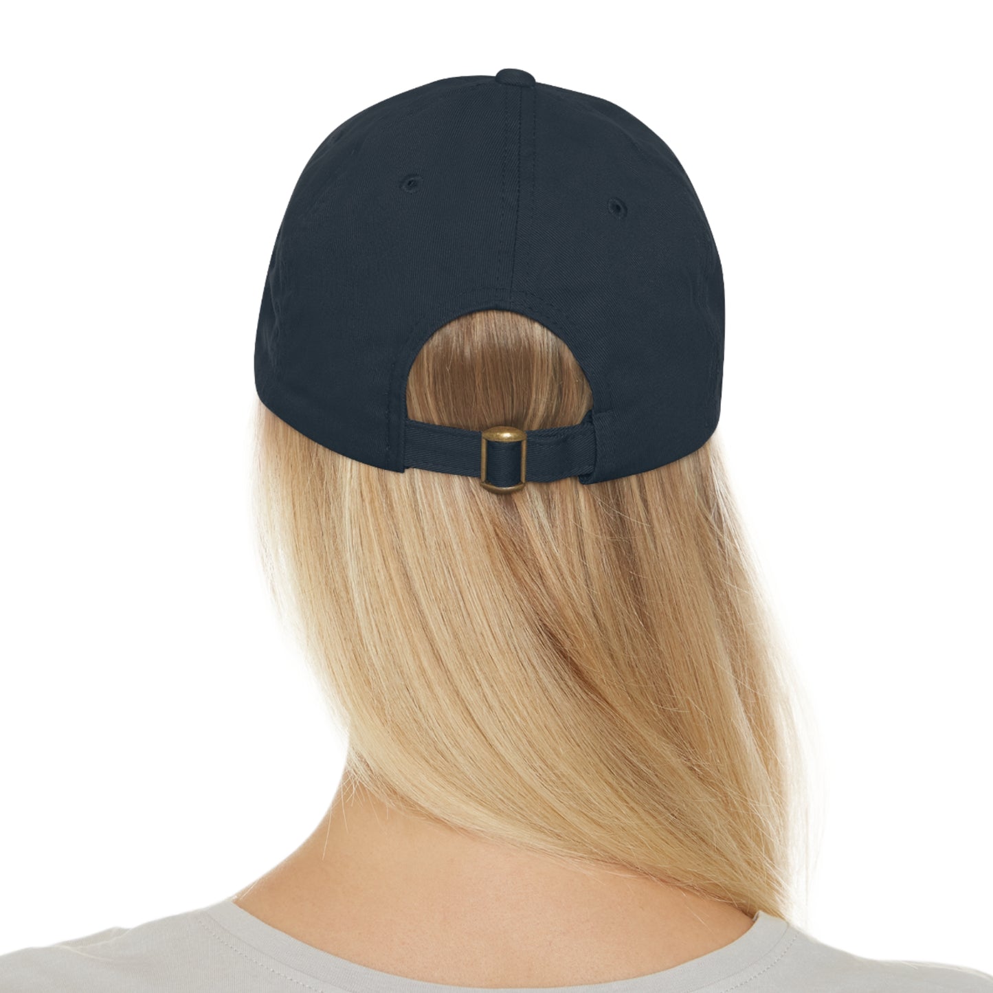 Leather Patch Logo Dad Hat