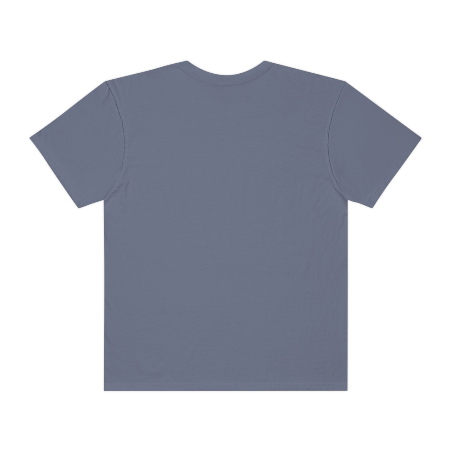 Unisex Blue Logo Garment-Dyed T-shirt