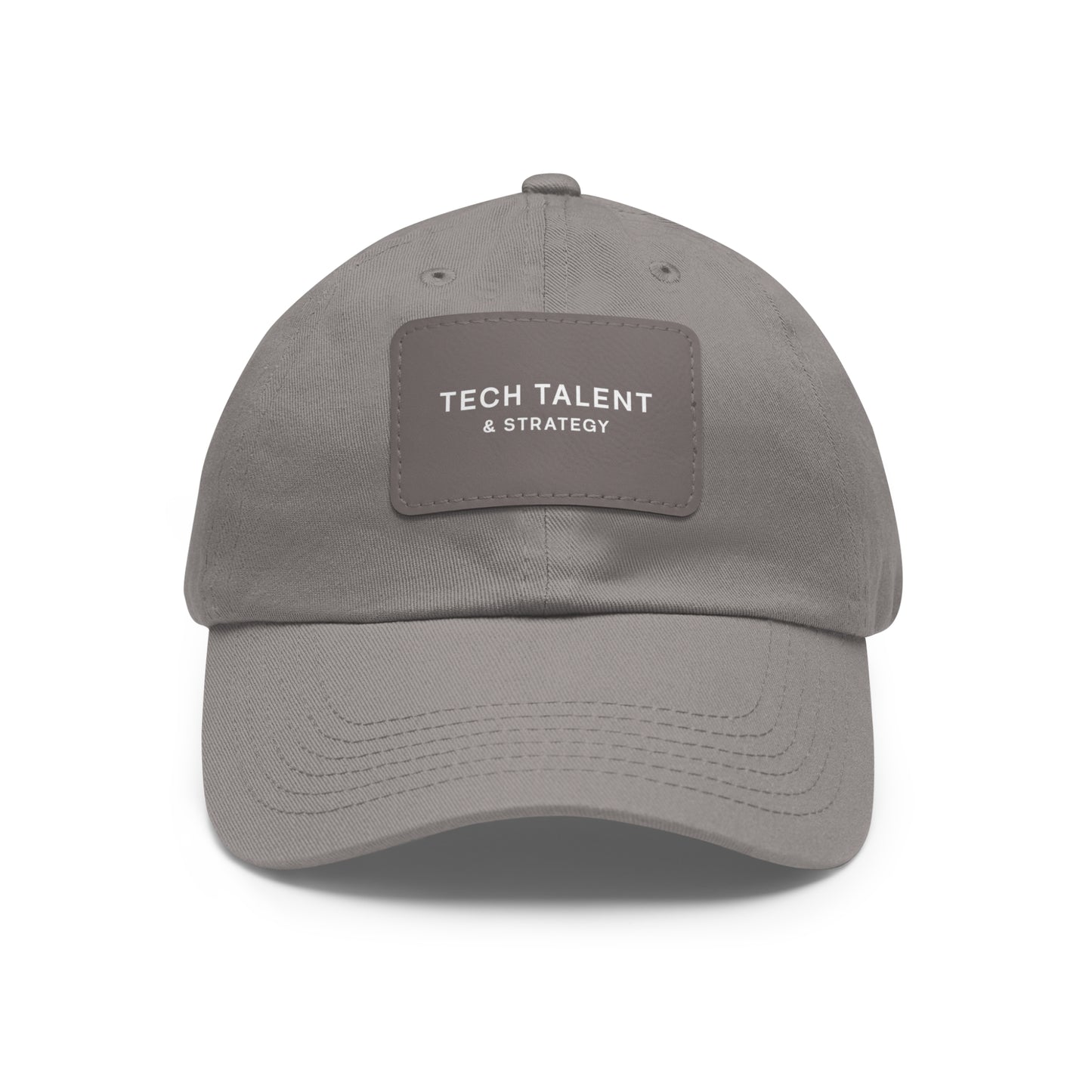 Leather Patch Logo Dad Hat